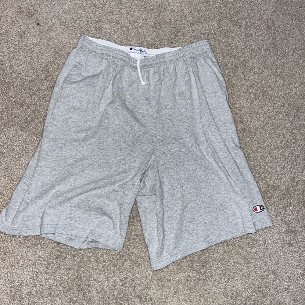 Champion, medium, light grey, good fit